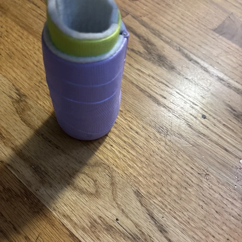 Kids‎ Purple Winter Bootie with Fleece Lining and Zipper Closure
